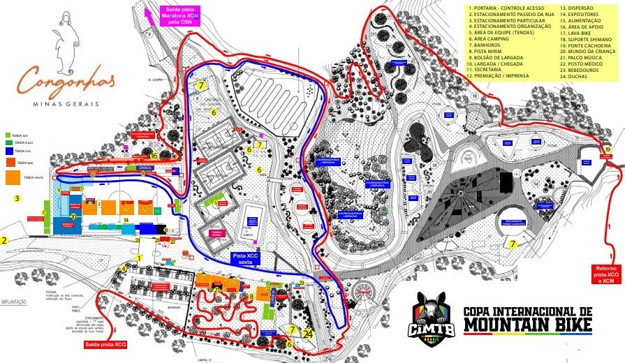 Parque Ecológico da Cachoeira se adapta para receber a CiMTB pela sexta vez em Congonhas