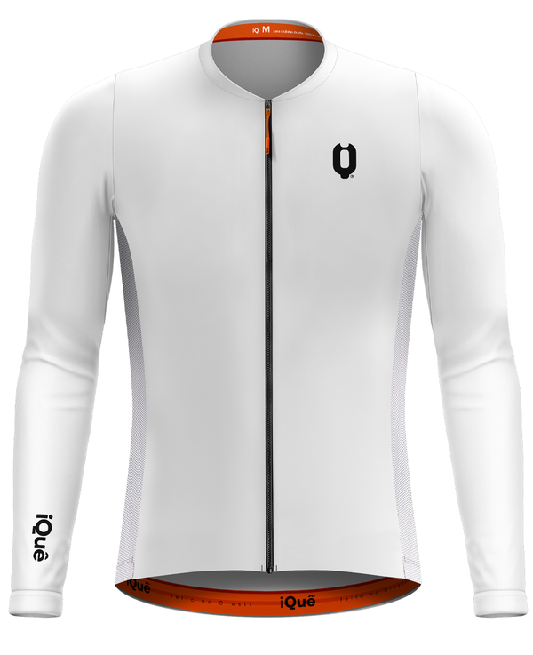 JERSEY MASCULINA MANGA LONGA BRANCA