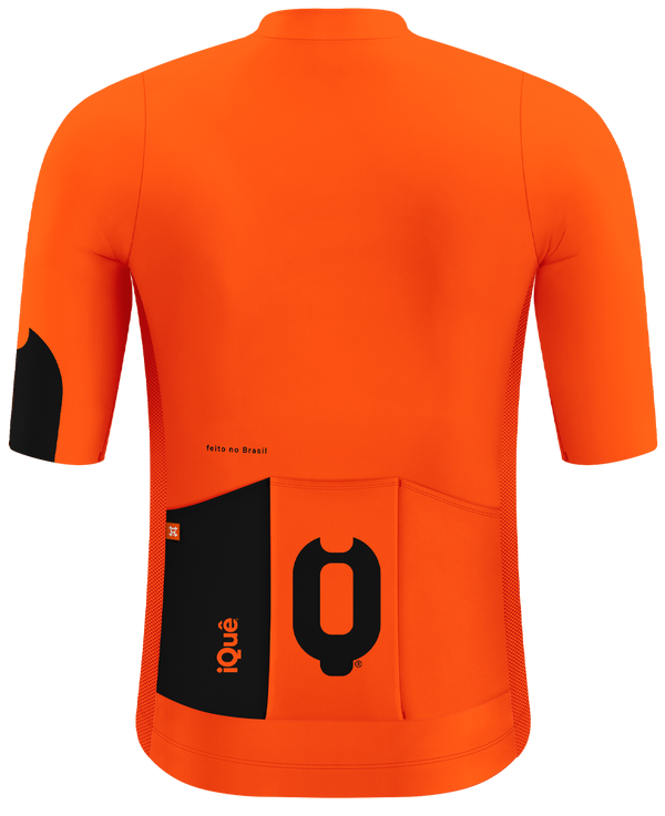 JERSEY MASCULINA CLASSIQ LARANJA COM PRETO