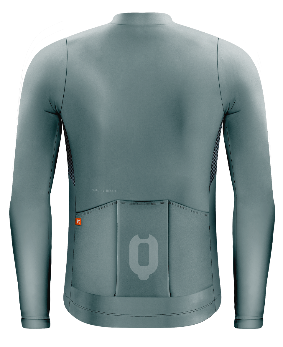 JERSEY MASCULINA PELUDINHO MEIO CINZA