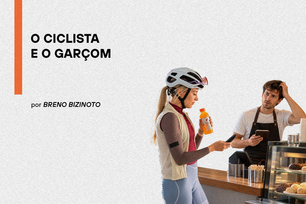 O ciclista e o garçom