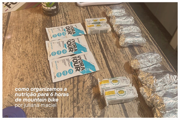 Como organizamos a nutrição para 6 horas de mountain bike