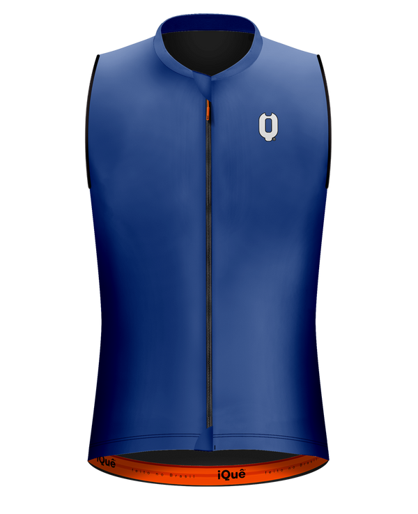 COLETE NEOPRENE FEMININO AZUL - ZÍPER DUPLO
