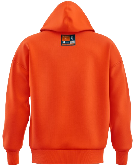 Hoddie IQUÊ Laranja Costas