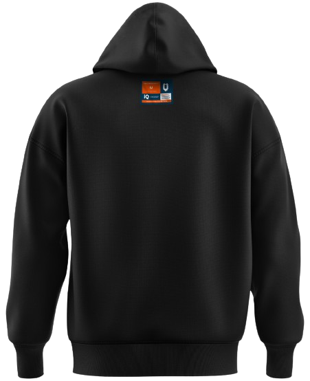 Hoddie IQUÊ Preto Costas