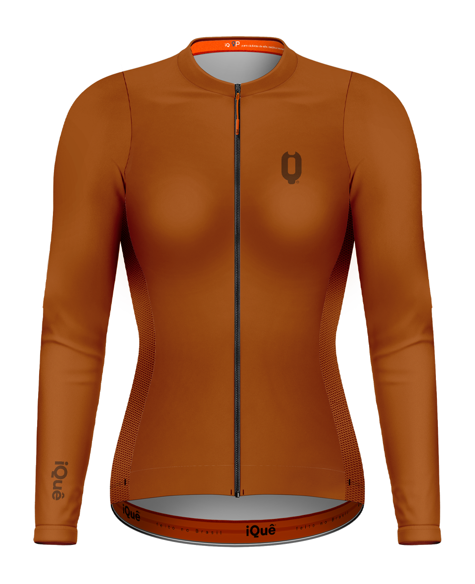 JERSEY FEMININA MANGA LONGA FERRUGEM