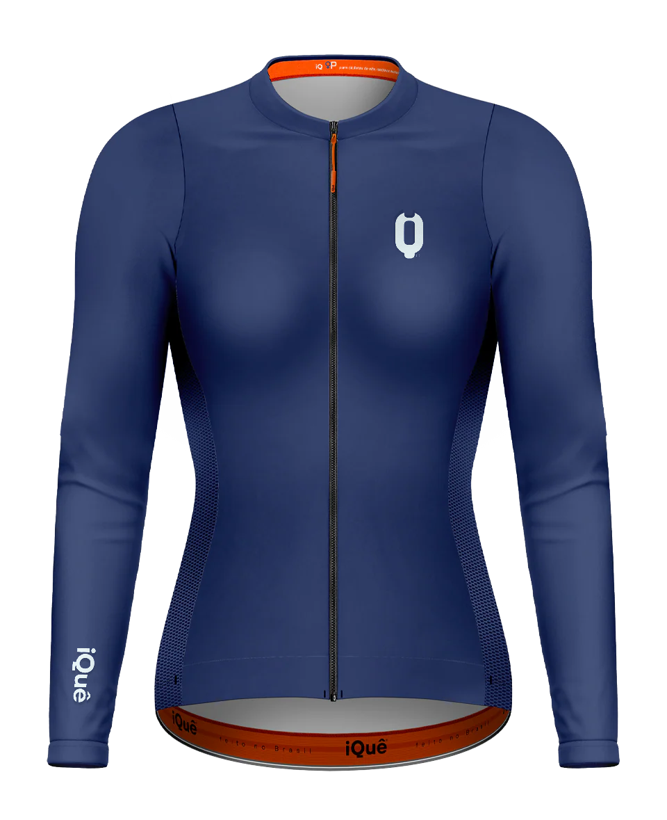 JERSEY FEMININA MANGA LONGA NAVY II