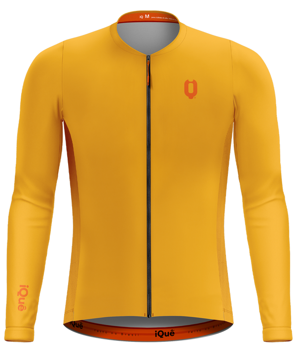 JERSEY MASCULINA MANGA LONGA MOSTARDA