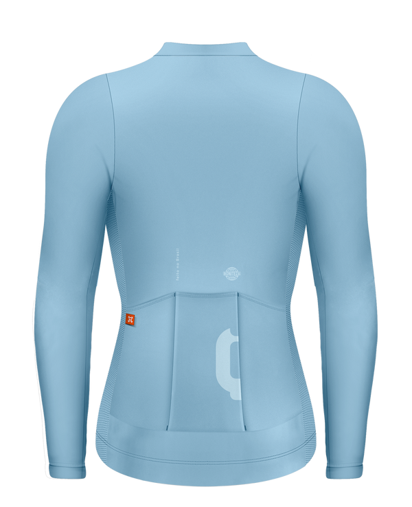 JERSEY FEMININA MANGA LONGA AZUL LEVINHO
