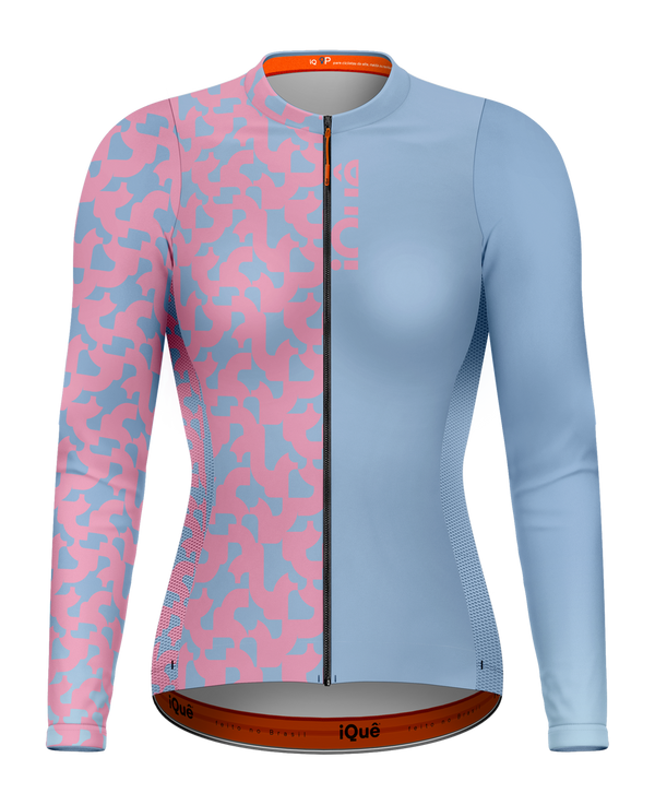 JERSEY FEMININA MANGA LONGA MEIO INVISIVEL