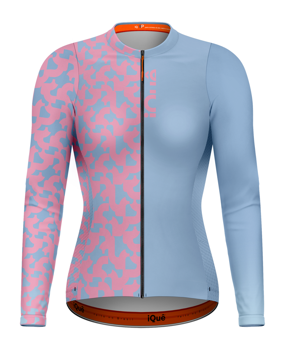 JERSEY FEMININA MANGA LONGA MEIO INVISIVEL