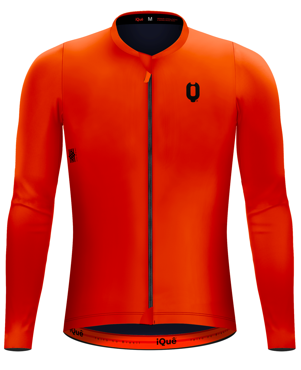 CASACO NEOPRENE QUENTIM LARANJA II - ZÍPER DUPLO