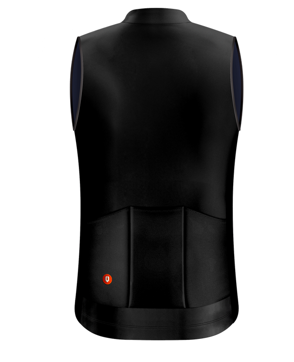 COLETE NEOPRENE FEMININO PRETO I - ZÍPER DUPLO