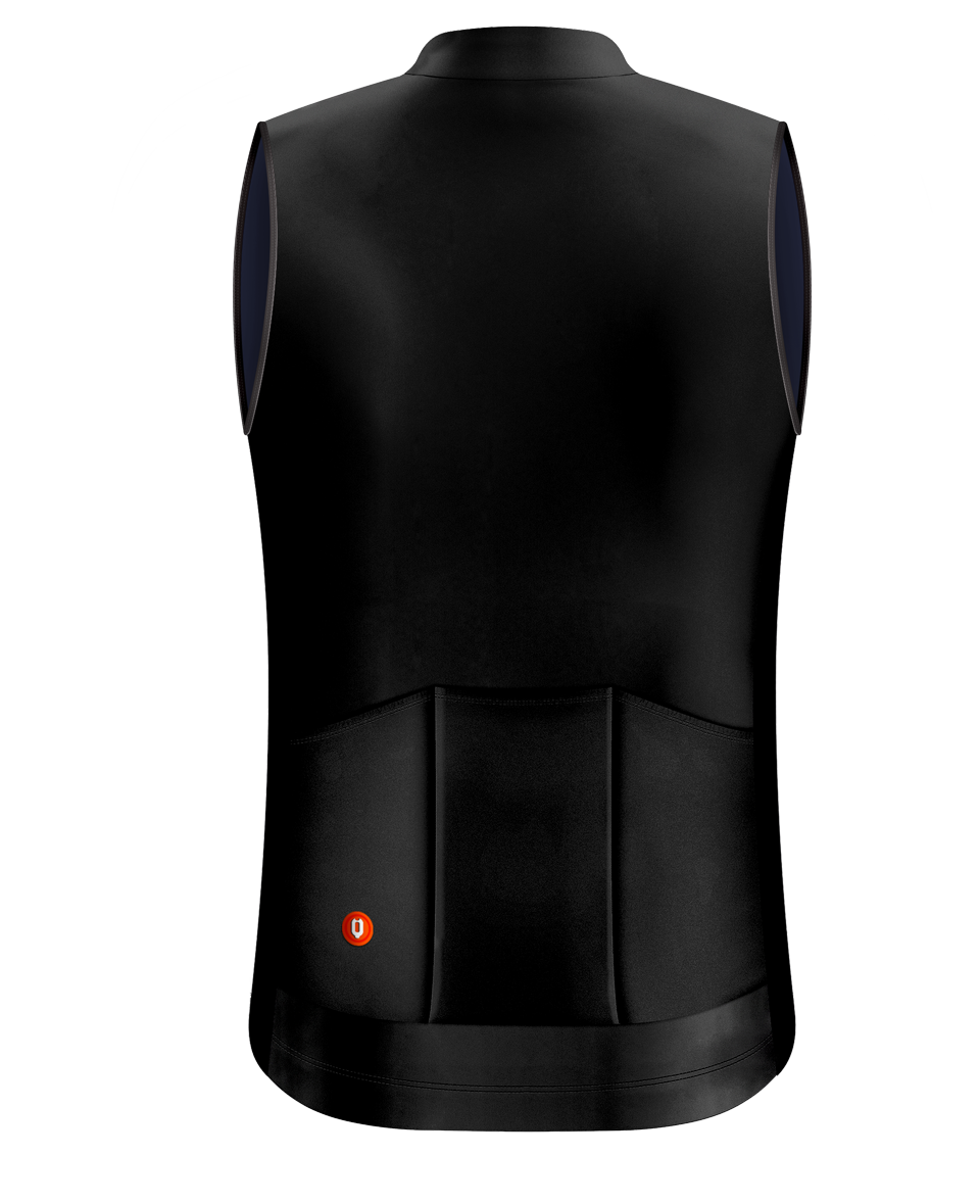 COLETE NEOPRENE FEMININO PRETO I - ZÍPER DUPLO