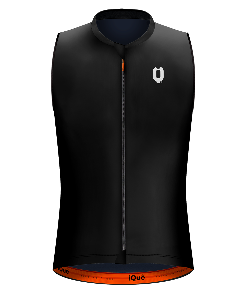 COLETE NEOPRENE FEMININO PRETO I - ZÍPER DUPLO