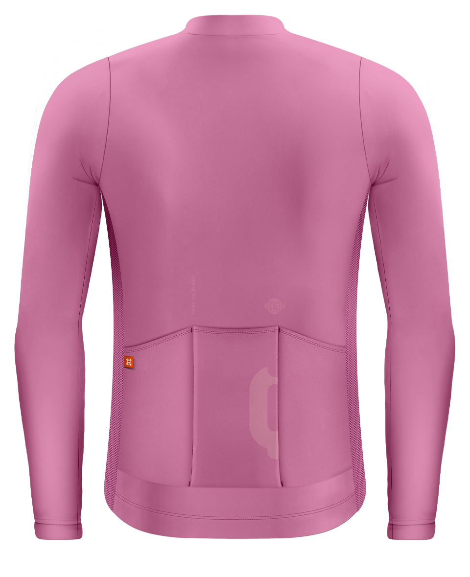 JERSEY MASCULINA MANGA LONGA ROSA JUQUINHA