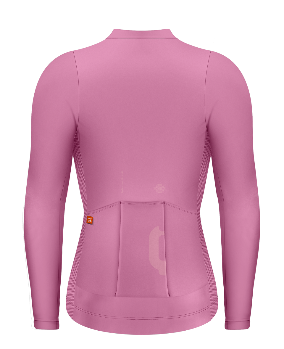 JERSEY FEMININA MANGA LONGA ROSA JUQUINHA