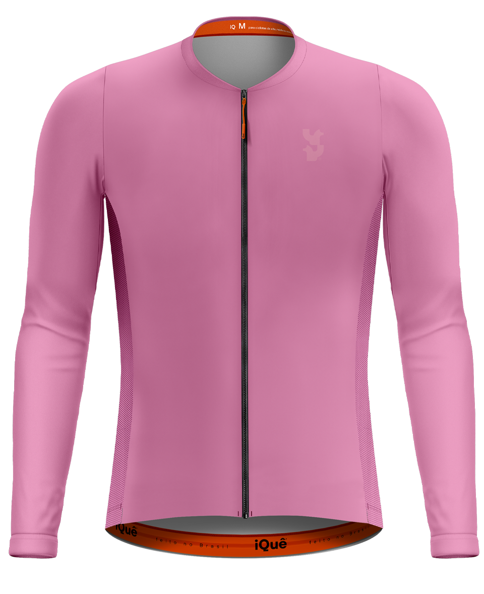 JERSEY MASCULINA MANGA LONGA ROSA JUQUINHA