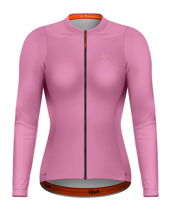 JERSEY FEMININA MANGA LONGA ROSA JUQUINHA