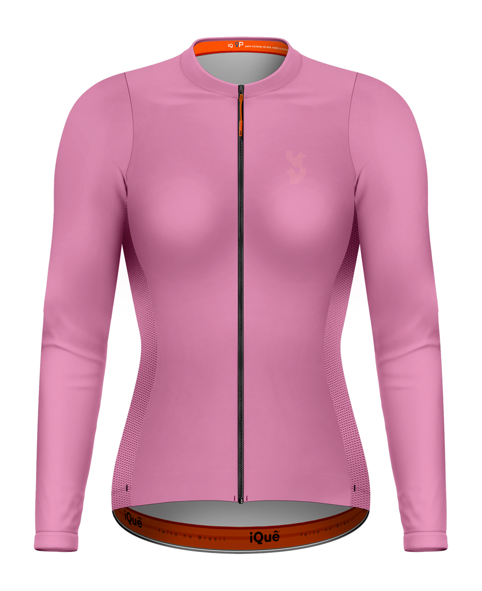 JERSEY FEMININA MANGA LONGA ROSA JUQUINHA