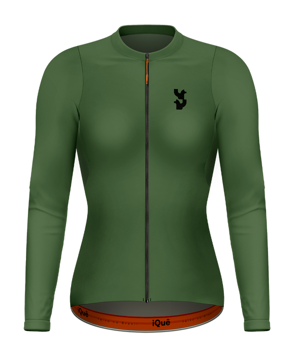 JERSEY FEMININA PELUDINHO VERDE MATO