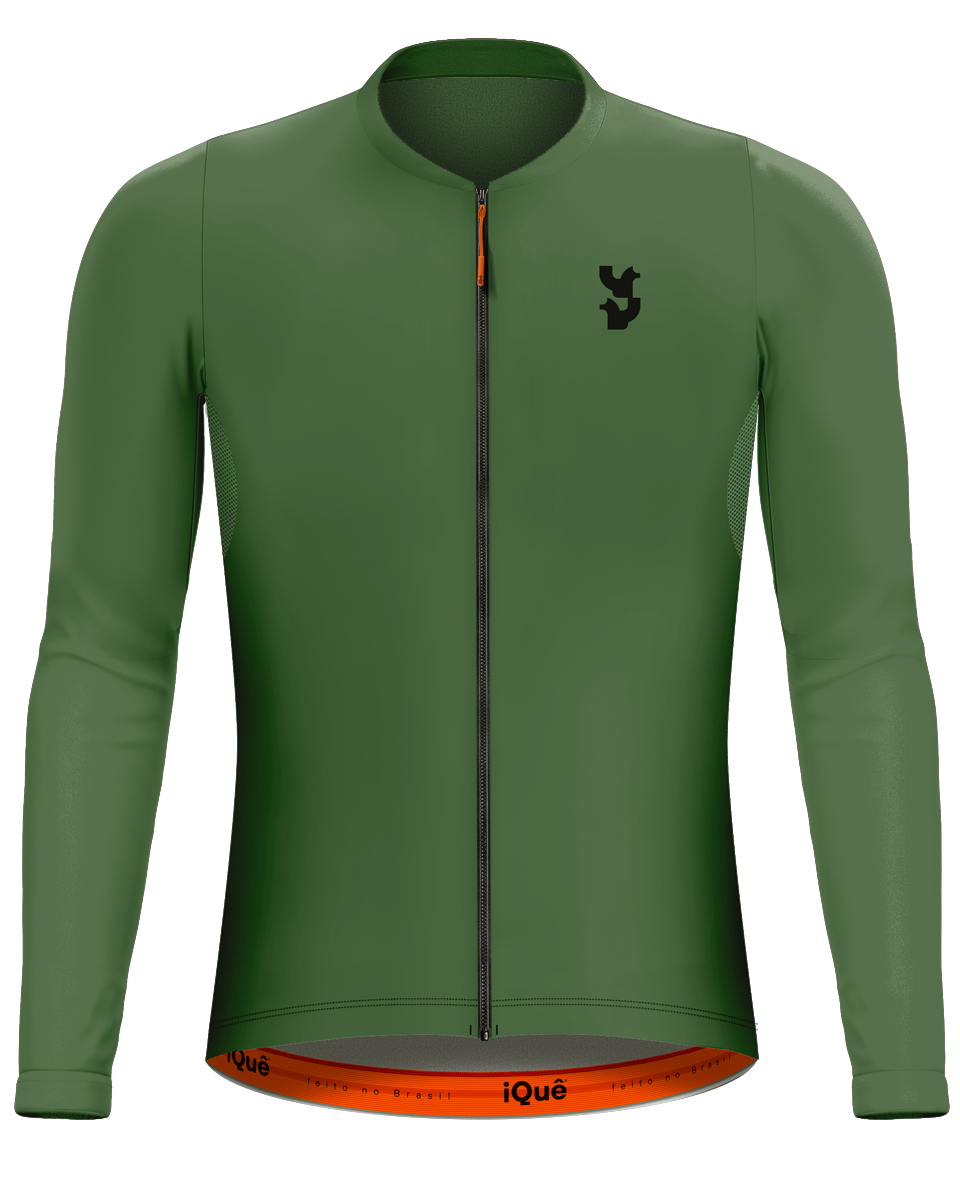 JERSEY MASCULINA PELUDINHO VERDE MATO