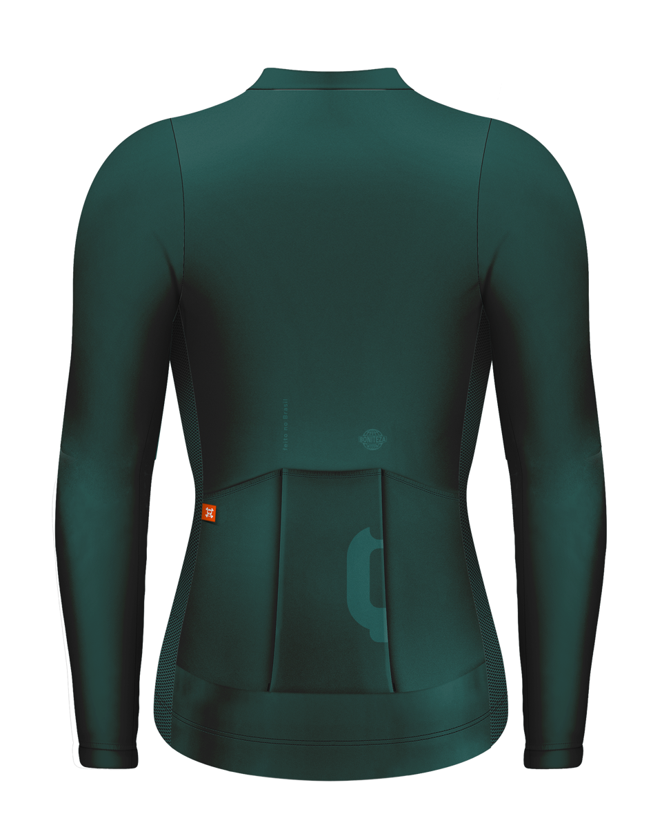 JERSEY FEMININA MANGA LONGA VERDE MERMO