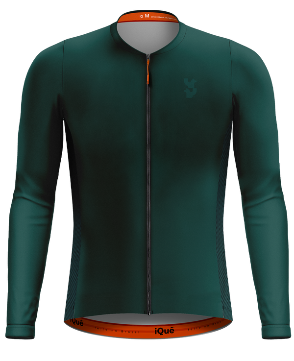 JERSEY MASCULINA MANGA LONGA VERDE MERMO
