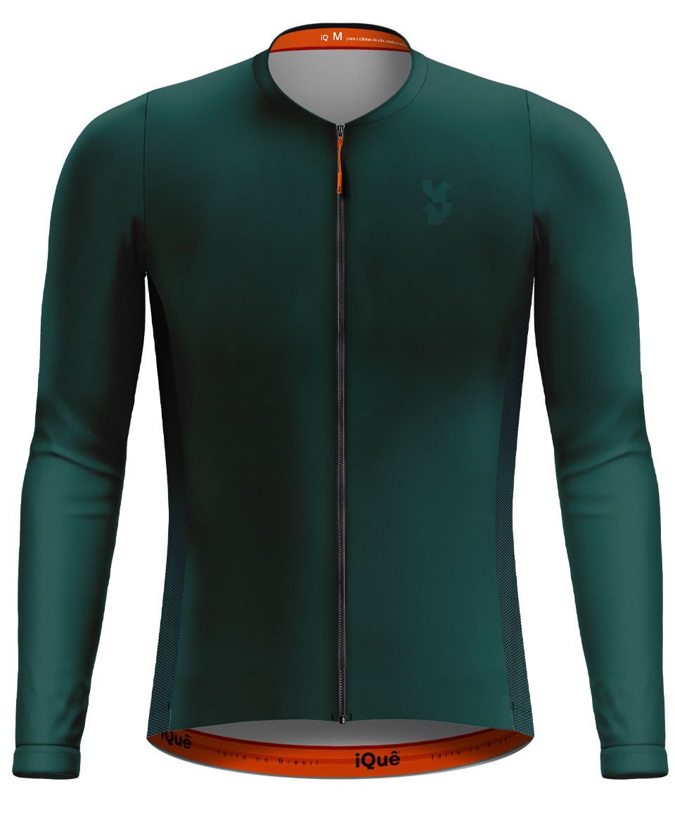JERSEY MASCULINA MANGA LONGA VERDE MERMO