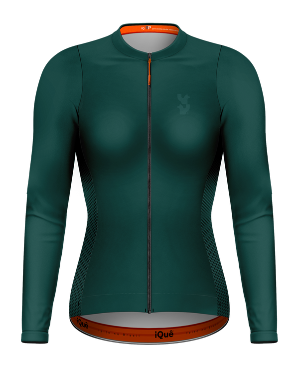 JERSEY FEMININA MANGA LONGA VERDE MERMO